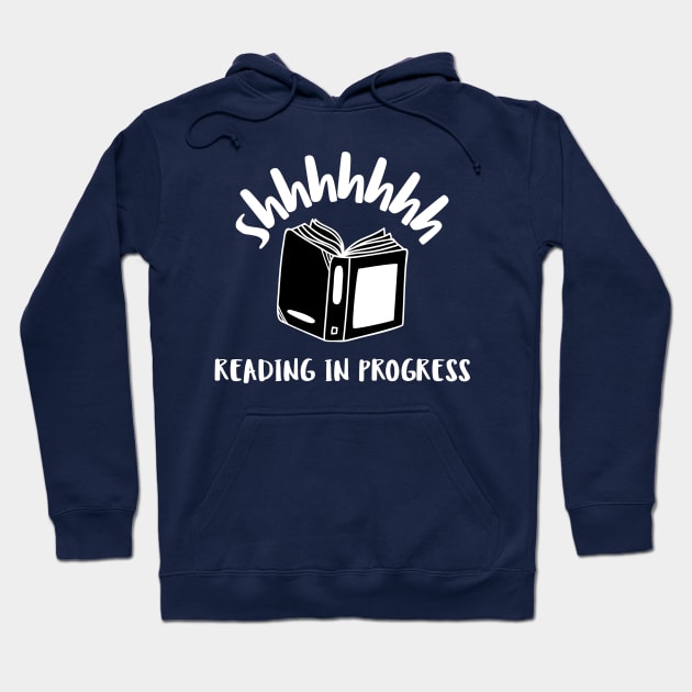 shhh reading in progress Hoodie by juinwonderland 41